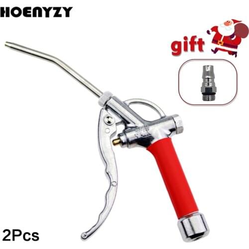 2Pcs 1/4" Stainless Steel 304 Pneumatic Blow Gun Aluminum Alloy OD 6mm/10mm ID 4.5mm/8mm Air Compressor Duster