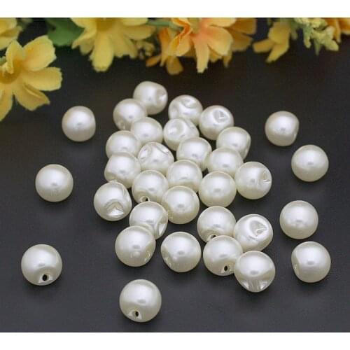 50pcs Mother of Pearl Buttons 10mm Round Button Craft Buttons Bulk Scrapbooking Products Handmade Accessories zk0270