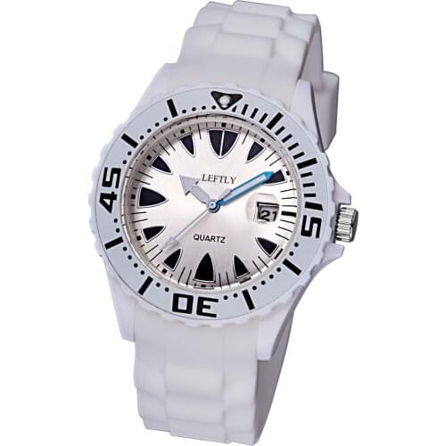 Children Quartz Watch Luminous Pointer Date Magnifier Display Silicone Strap Wristwatch