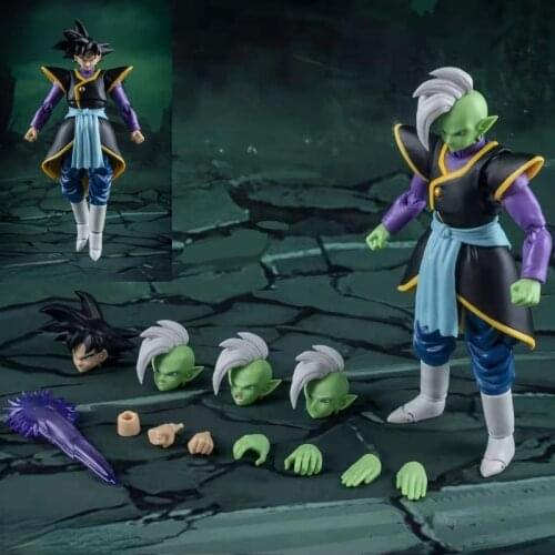In Stock Dragon Ball Demoniacal Fit Zamasu SHF God of Creation True Believer Goku Action Figure Figurals Toy Gift Model