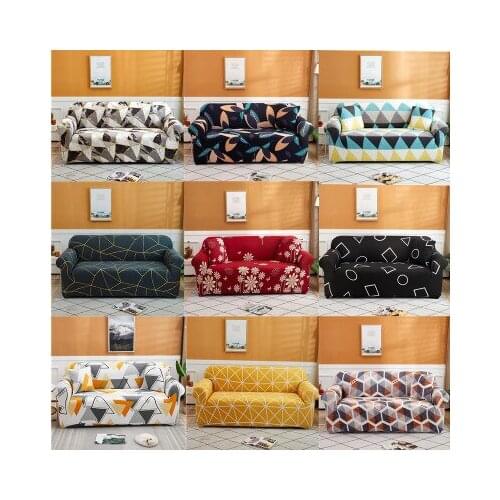 TONGDI Printing Elastic Sofa Cover Soft Elegant Modern Stretch Luxury Decor Slipcover Couch For Home Parlour Living Room Bedroom