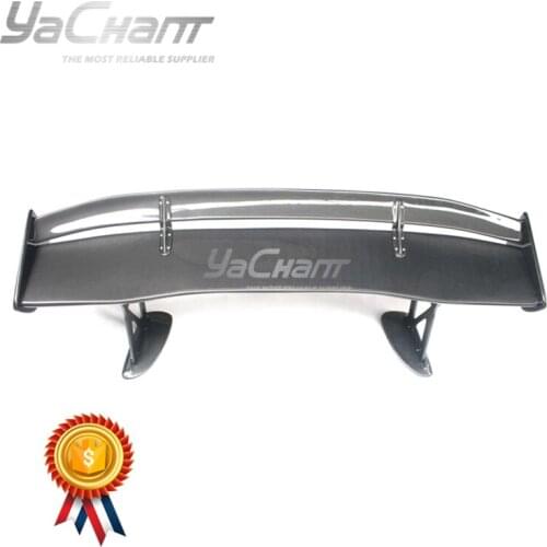 Carbon Fiber CF GT Wing with Aluminum Legs Fit For 2008-2019 R35 GTR CBA DBA VTX Type5 Style 1600mm Rear Spoiler