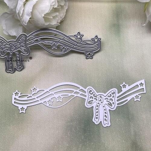 Bow star edge Metal Cutting Dies for DIY Scrapbooking Album Paper Cards Decorative Crafts Embossing Die Cuts