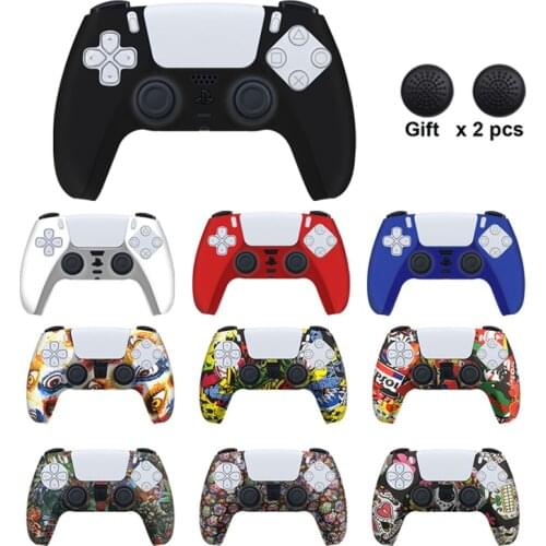 For PS5 Gamepad Thumb Stick Grip Cap Soft Silicone Gel Rubber Case Cover For SONY Playstation 5 Protection For PS5 Accessories