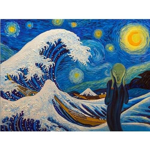 New Full Square/Round 5D DIY Diamond Painting Van Gogh Oil Painting 3D Diamond Embroidery Cross Rhinestone Home Decor