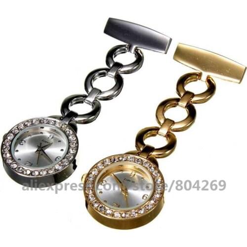 Wholesale Fashion Pocket Dot Watch Doctor Alloy Heart Watches Nurse Fashion Medical With Clip Pocket Watches hsb110513