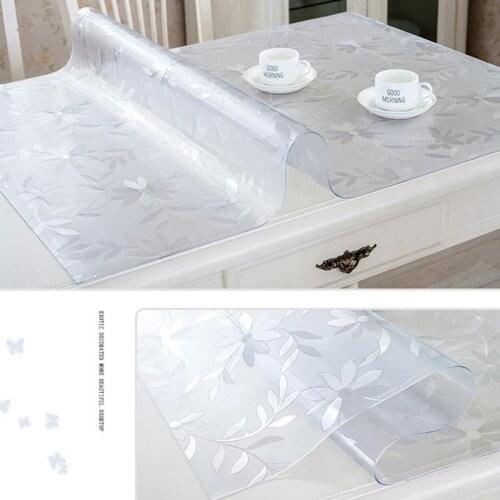 Wedding Plastic Transparent Obrusy Na Rectangular Tafelkleed Rechthoekige Toalha De Mesa PVC Nappe Tablecloth Cover Table Cloth