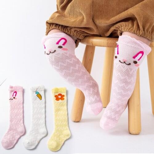 Children Warmer Ankle Lovely Socks Cartoon Cute Kids Girl Knee High Socks Infant Cotton Baby Animal Over Knee Socks Girls