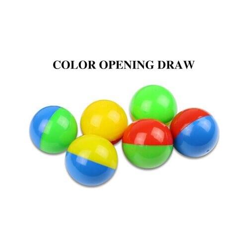 40mm Empty Plastic Toy Capsules For Vending Plastic Toys Ball 100pcs/Lot Lottery Draw Ball Surprise Balls