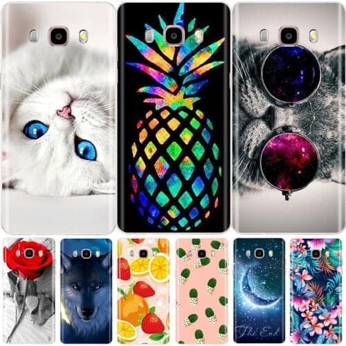 Silicone Case For Samsung Galaxy J7 2016 Cover Soft TPU Cute Silicon Case For Samsung J7 J 7 2016 J710 Full Bumper Coque Funda