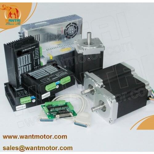 USA Ship & Promotion) Nema 34 Wantai Stepper Motor 1232oz-in,5.6A,3 Axis CNC Engraver, Miller, Cutter, Laser. Plasma