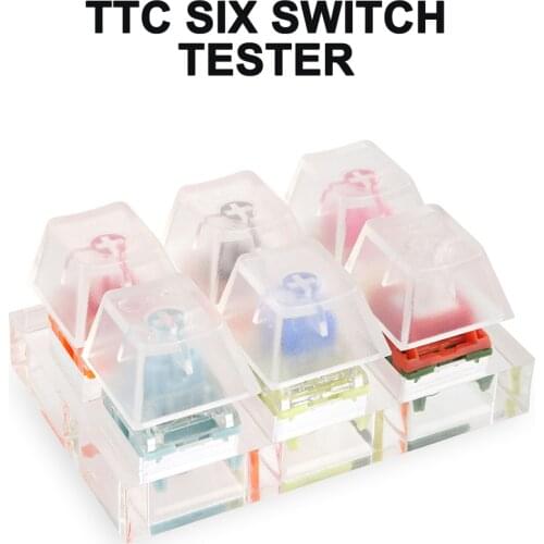 TTC Switch Tester for Mechanical Keyboard Golden Red Brown Pink Bluish White Brother Keyfirst Watermelon Axis Customize DIY Game