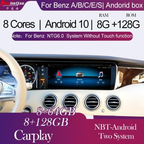 Hualingan Android Car GPS Navigation Multimedia Video Interface Box For Benz A /B/C/CLS/E/GLC/GLS/S NBT6.0 system Carplay