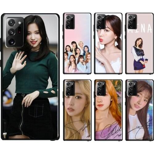 Twice Mina Momo Kpop Case For Samsung Galaxy S20 FE S21 Ultra Note 20 S10e Note 10 S8 S9 S10 Plus Phone Cover