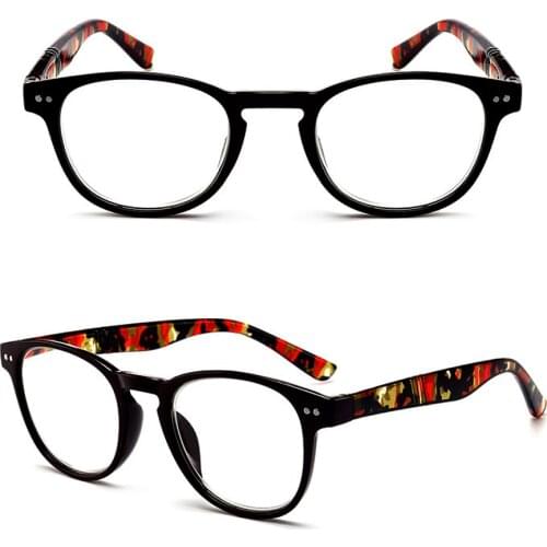 CLARA VIDA 2pieces!!!! 2021 New Retro Comfortable Retro Spring Leg Presbyopic Reading Glasses +1.0 +1.5 +2.0 To +4.0