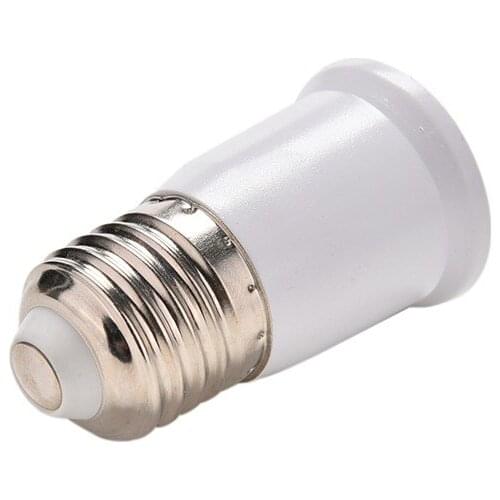 E27 to E27 Extension Socket Base CLF LED Light Bulb Lamp Adapter Converter