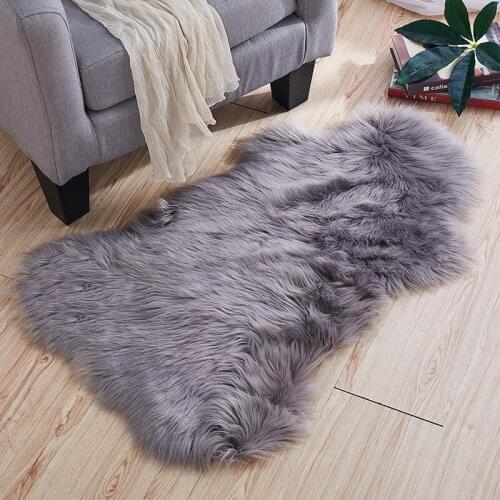 Ins EXTRA FLUFFY wool carpet room bay window mat window decoration rug Soft and comfortable dressing table plush carpet