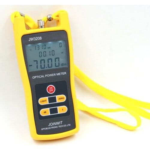Optical Power Meter Joinwit JW3208A Portable -70~+6dBm Handheld Optical Power Meter with FC SC Connector
