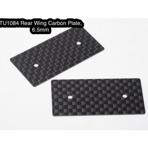 TU1084 Rear Wing Carbon Plate 0.5mm Fit For 1/10 Scale Electric RV Model Toys Car