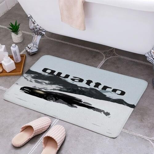 Audi Quattro Power Grip Carpet Areas Rug Non-slip Floor Mat Rug 3D Printing Living Room Bedroom Door Mat Home Decoration