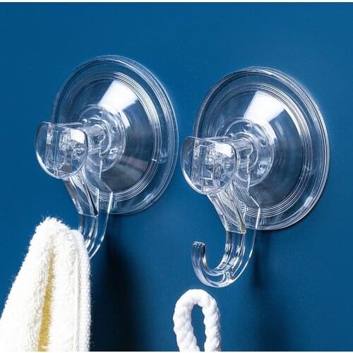 New Style 4/8pcs Glass Window Wall Hooks Hanger 45mm Mini Strong Suction Cup Suckers Kitchen Bathroom Hooks Supplies