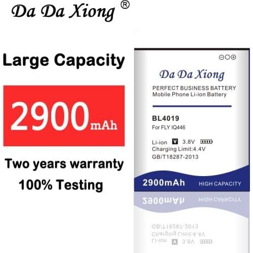 2900mAh BL4019 Li-ion Phone Battery for FLY IQ446 Mobile phone replacement battery