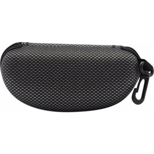 NEW Portable Zipper Eye Glasses Sunglasses Clam Shell Hard Case Protector