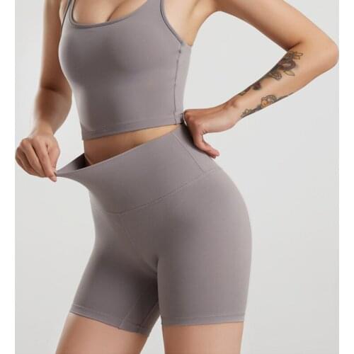 High Waisted Yoga Tight Short Leggings Women Compression Sports Shorts Waist Pocket Lift Hip Running Fitness Clothes