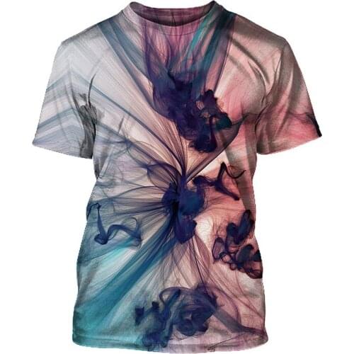 3D printing casual top mens O-neck streetwear short-sleeved literary style clothing summer fashion new 2021 oversized T-shirt