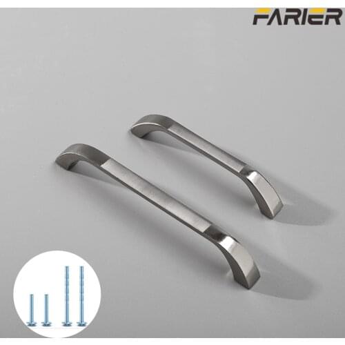 Aluminum alloy drawer handles, cabinet door handles, cabinet hardware handles, door and window handles with screws
