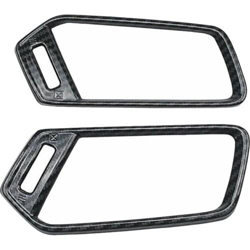 Carbon Fiber Style Interior Side Air Vent Outlet Cover Trim Air Condition Vent Cover Trim for Honda Accord 18-20