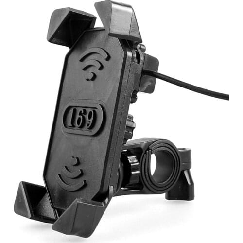 Universal Motorcycle Mobile Phone Holder Mount Motorbike Cellphone Bicycle 360 Rotation Cell Phone Holder Bracket GPS