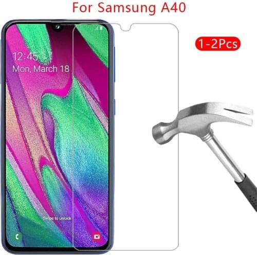 Protective glass for samsung a40 screen protector tempered glas on galaxy a 40 40a film samsun samsumg sansung samsunga40 galaxi