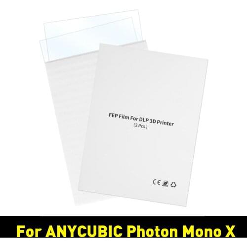5/2PCS FEP Film For Anycubic Photon Mono X FEP SLA/LCD 3D Printer Part 0.15mm*240*165mm UV Resin Fep Film 3D Printer Sheets