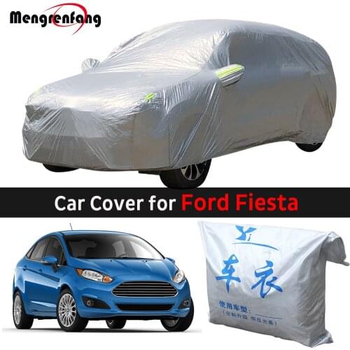 Car Cover Outdoor Anti-UV Sun Shield Rain Snow Frost Dust Protection Cover For Ford Fiesta Hatchback Sedan 1976-2019