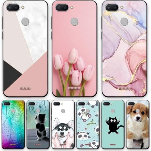 Case For Xiaomi Redmi 6 Case Silicone Full Protective Soft Tpu Back Cover Phone Case For Xiaomi Redmi 6A 6 a Redmi6 5.45 inch