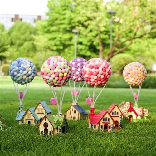 Flying Hot Air Balloon DIY Craft Adult Children House Building Festival Giftmaking Piggy Bank Night Ornament Toys Puzzles
