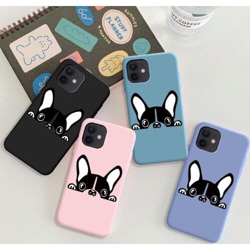Cute Dog Silicone Phone Case For Huawei P40 P30 Lite Pro P20 P Smat Plus 2018 2019 Phone Coque Soft Back Cover