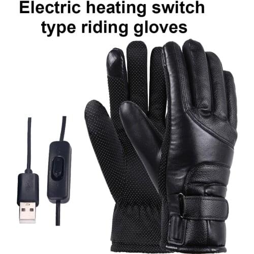 Temperature Adjustment Motorcycle Heating Gloves Touch Screen Rechargeable Hand Warmer Waterproof Constant Warm Gloves