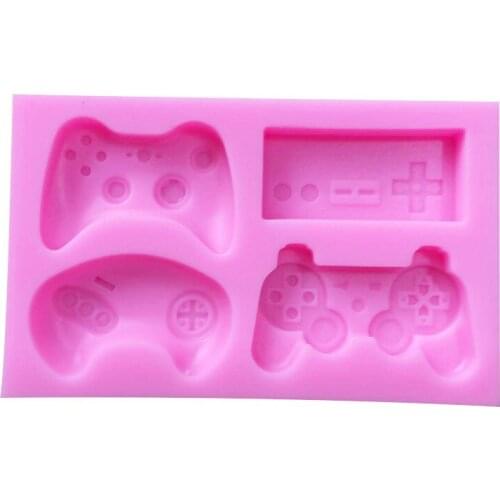 New Game Console Game Handle Racing Remote Control Modeling Silicone Mold Fondant Tool Cake Mold Chocolate Molds Silicone
