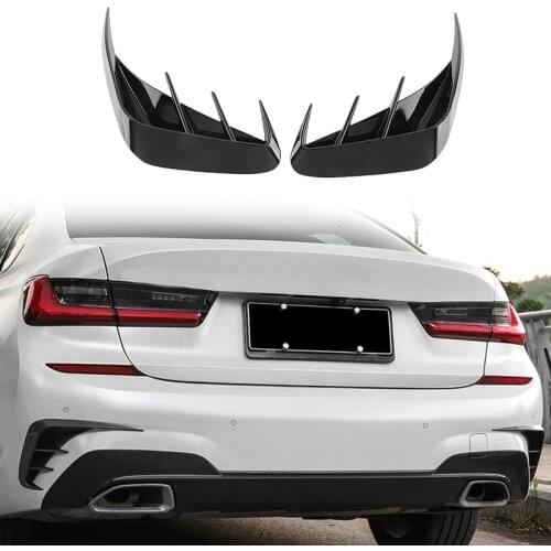Pair Rear Bumper Spoiler Air Vent Trim Cover For-BMW 3 Series G20 G28 2019-2021 ​Auto Spoiler Decor