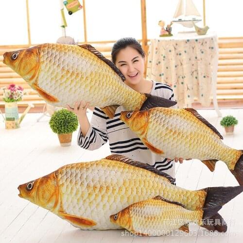 Fish hold pillow pillow home decoration sofa cushion for leaning on of simulation toys Christmas decoration Christmas gifts