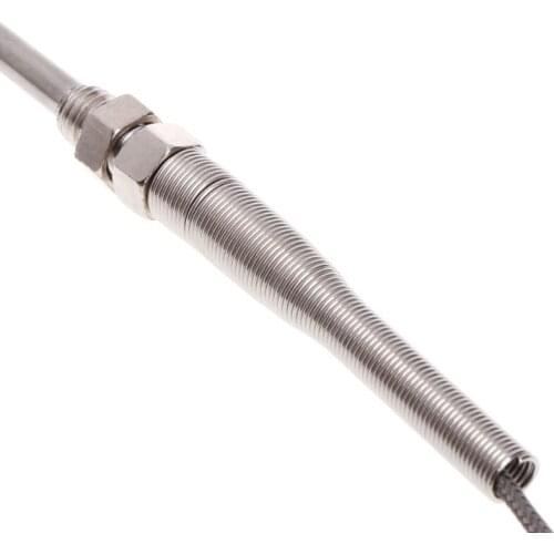 RTD PT100 Temperature Sensor Thread M8 Cable 1M Thermocouple Probe 100mm 3 wires