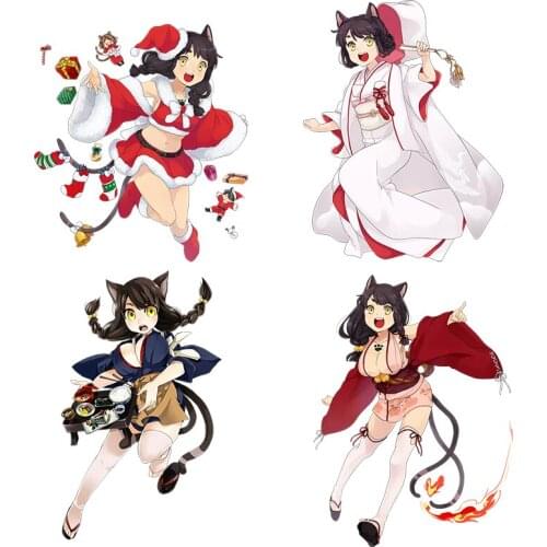 Three Ratels CA52 YOKAI WIKI Waterproof Game stickers for car hood laptop gift Motocycle Nekomusume Anime decals