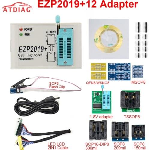 EZP2019 High Speed USB SPI Programmer ezp 2019 Better thanSupport 24 25 26 93 EEPROM 25 Flash Bios