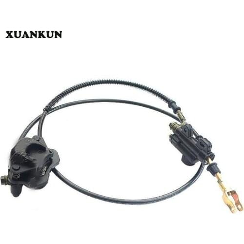 XUANKUN 168CC Three Round Four Drift Karting Modified Parts Rear Brake System Disc Brake Assembly One Meter 4 Long