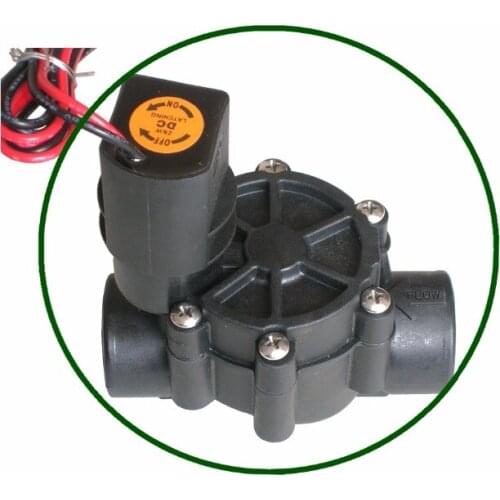 Z&W Valve - 3/4" 9v DC Latching Threaded Inline Sprinkler Valve Irrigation System 075D