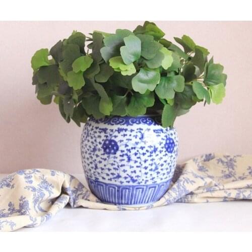 10Pcs Simulation Ginkgo Biloba Leaves Fake Plants Leaf Home Garden Decoration Wedding Background Flower Arrangement