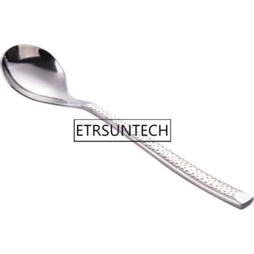 200pcs Scoop Mini Metal Stainless Steel Coffee Stirring Spoon Dinner Teaspoon Tea Spoon Birthday Wedding Gift