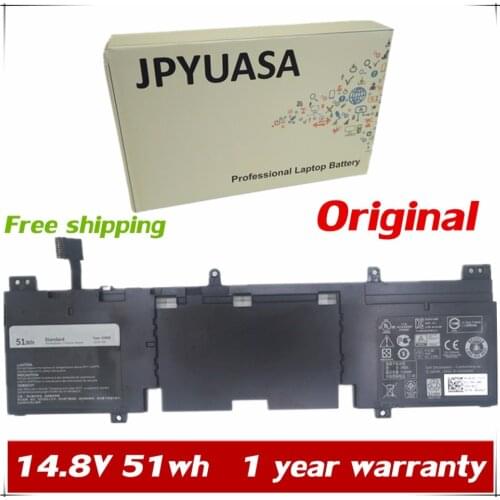7XINbox 14.8V 51wh Original Laptop Battery 3V806 For Dell Alienware ECHO 13 QHD Series 3V806